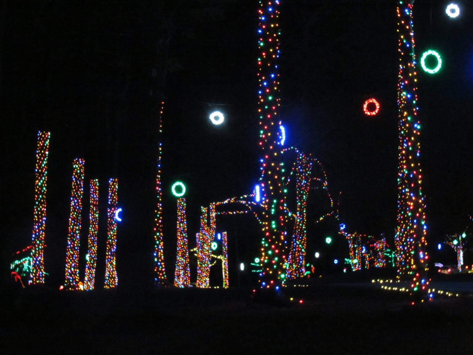 Christmas light at Stonehenge