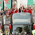 Wales recieves hero's welcome after EURO 2016 exploits