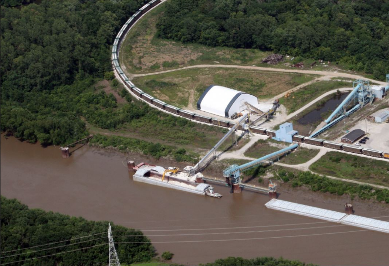 Towns and Nature New Athens, IL Kaskaskia River Port District 1