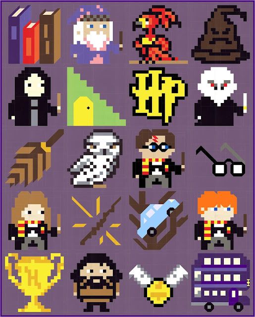 I made this Harry Potter cross stitch and thought you guys might