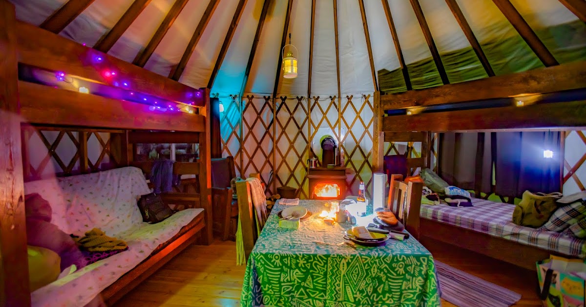 Russman's spot Winter Camping in a Yurt at Afton State Park