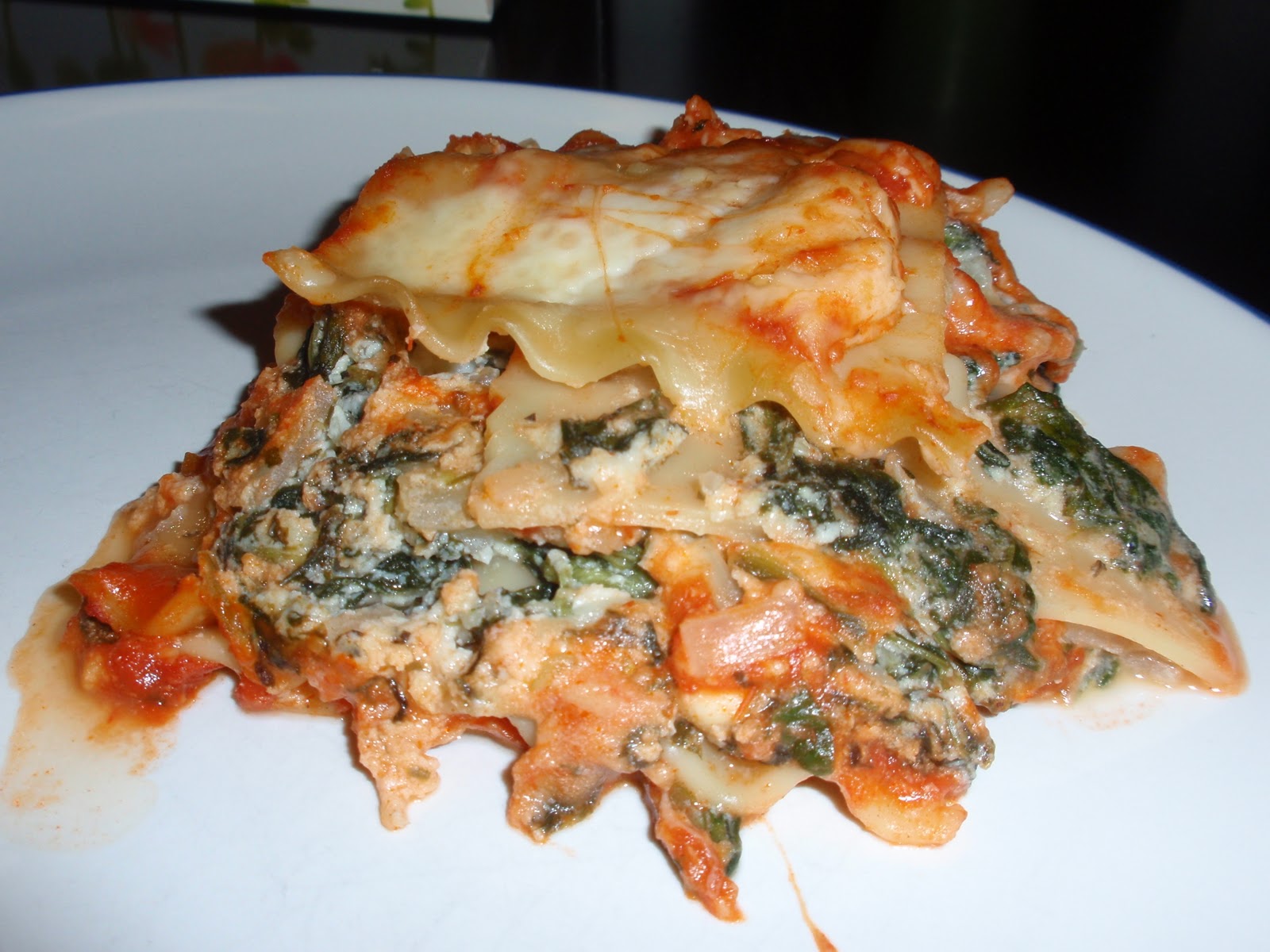 The Honest Dietitian: Spinach Lasagna featuring Organic Valley Cottage ...