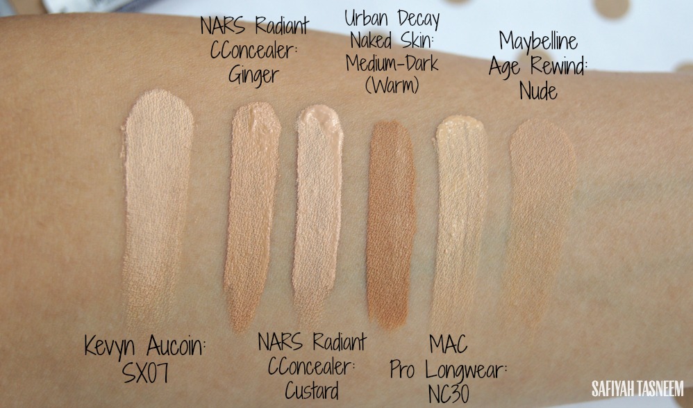 SAFIYAH : Sunday Swatches: 5 Concealers