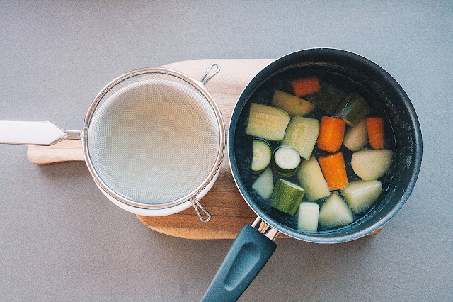 Brodo vegetale per lo svezzamento del bambino step 4