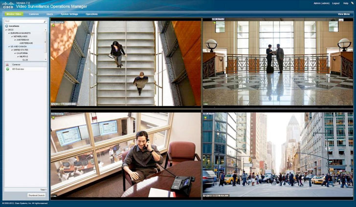 Administrador de videovigilancia de Cisco 