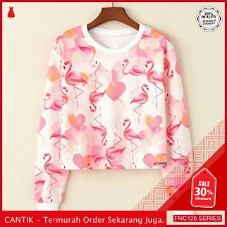 FNC126M36 Mingo Full Crop Sweater Wanita Babiterry Full Serba 40 Ribuan