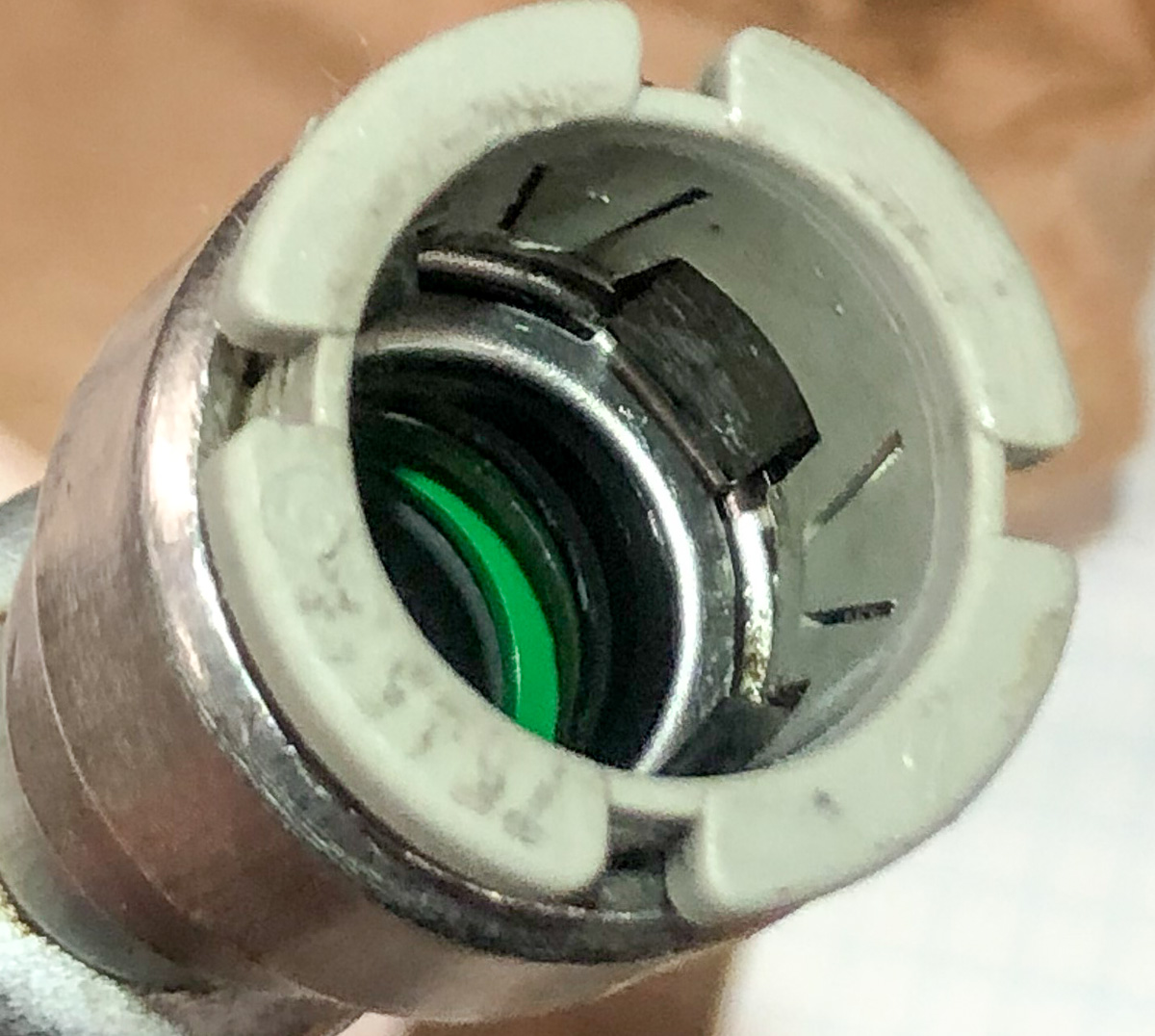 Rebuilding BMW Transmission Oil Cooler Hose Quick Connect Fittings