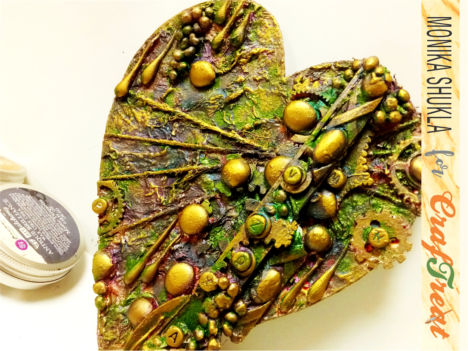 UROO CREATIONS Mixed Media Altered Art CrafTreat DT Inspiration