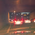 Vão central do viaduto UFRN com lentidão sentido Parnamirim