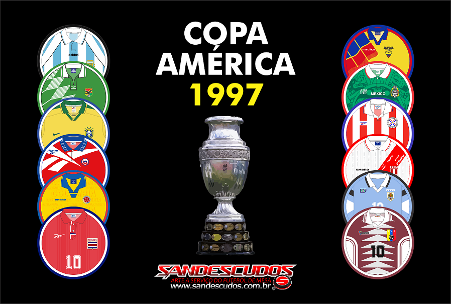 Sandescudos A arte dos Campeões!!!! Copa América 1997 Disponível