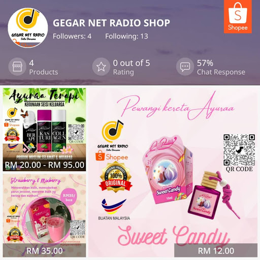 Gegar Net Radio Shopee