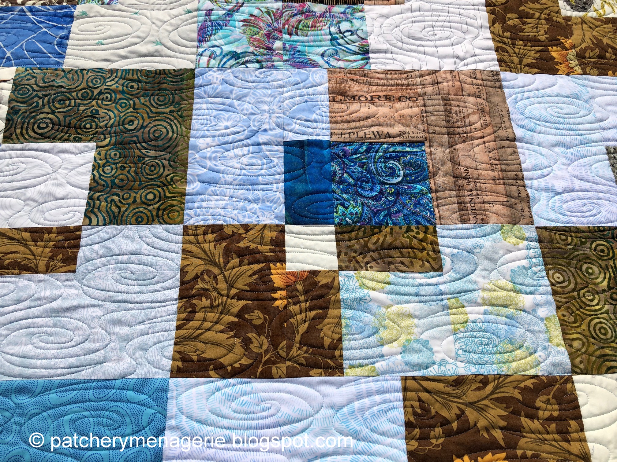 The Patchery Menagerie Goose Rocks Beach, Quilted