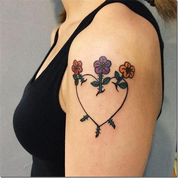 Tatuagens de flores para as mulheres Tatuagens de flores para as mulheres
