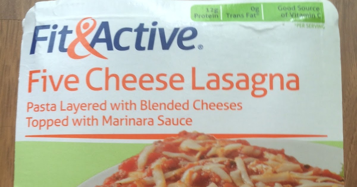 Fit & Active Five Cheese Lasagna Frozen Single Serve Entree (Aldi)