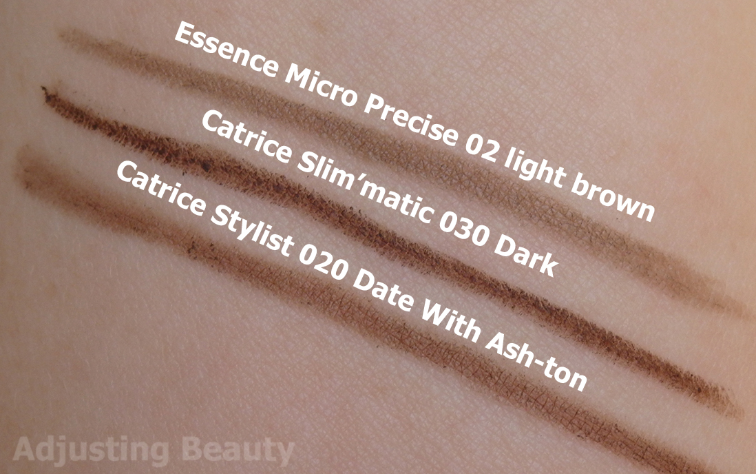 Review Essence Micro Precise Eyebrow Pencil 02 light brown