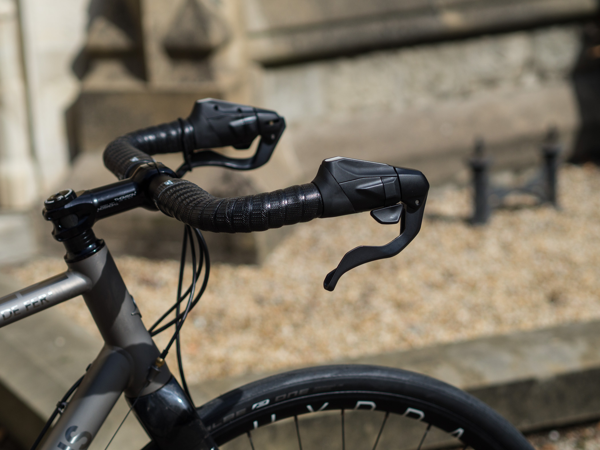 Fixed Gear Gravel Bike Bullhorn Bars Road Bike Handlebars 390mm