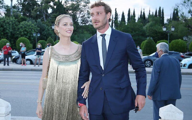 Beatrice Borromeo and Pierre Casiraghi attended the Dior's Cruise 2022 ...