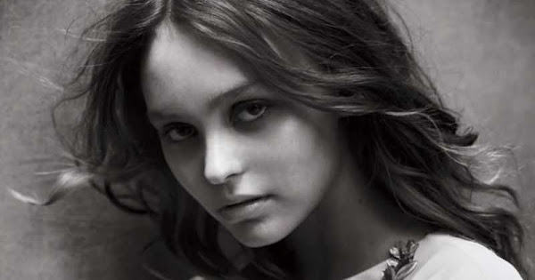 Lily Rose Depp goes braless for Vogue Japan January 2018