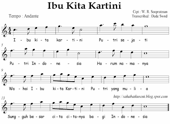 Lirik Lagu Ibu Kita Kartini Lirik Lagu Ibu Kita Kartini