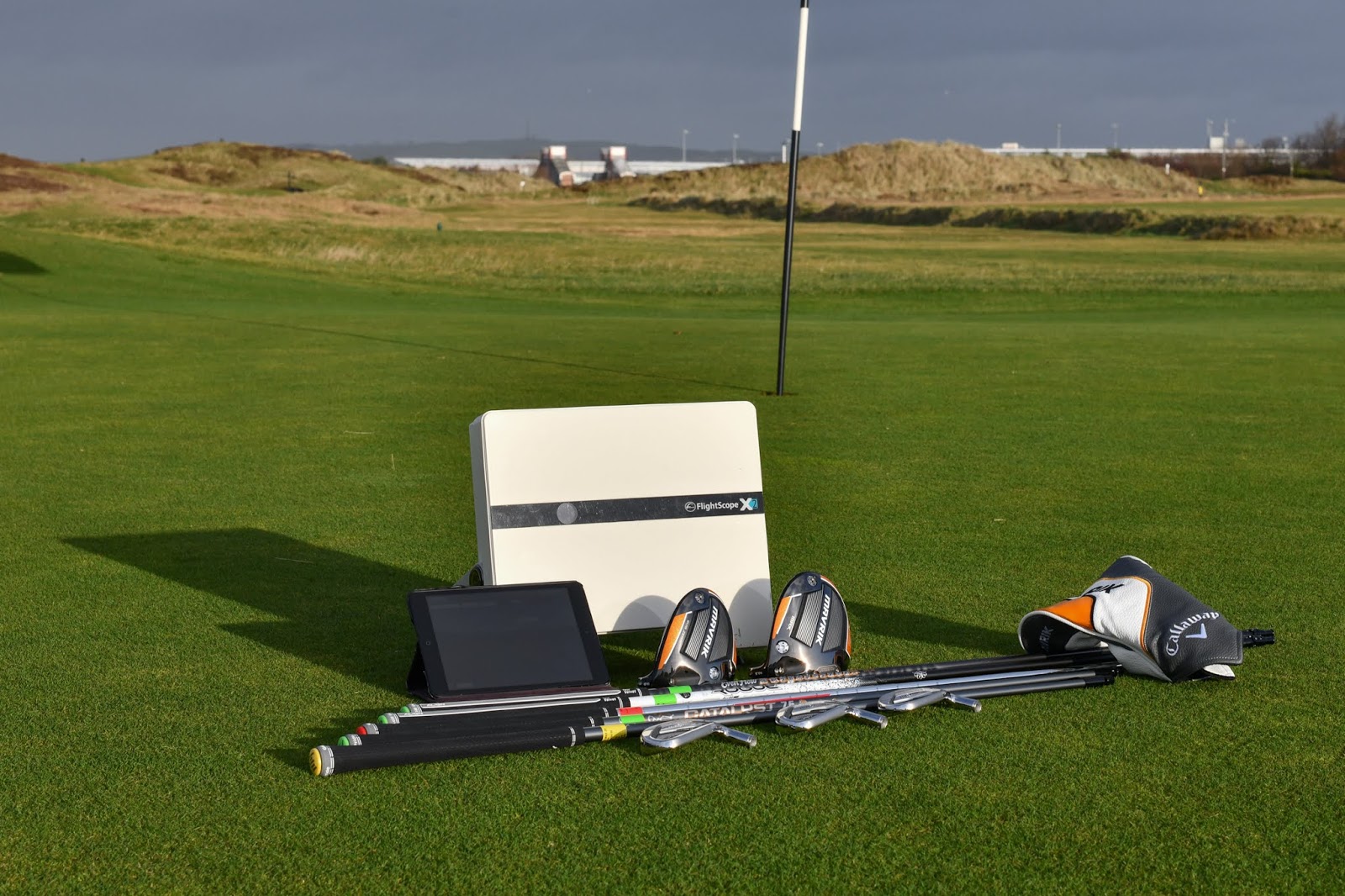 Callaway Mavrik range at Prestwick Golf Club Prestwick Golf Club