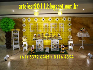 Decoração com balões e kit provençal Abelhinha