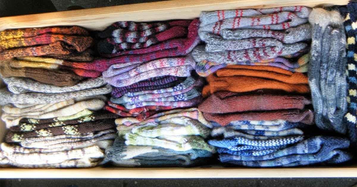 de paarse draad: hoeveel sokken heeft een mens nodig?