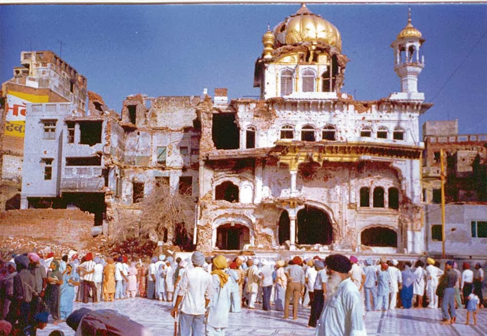 Operation Blue Star, Golden Temple, Amritsar, Punjab, India | Rare & Old Vintage Photos (1984)