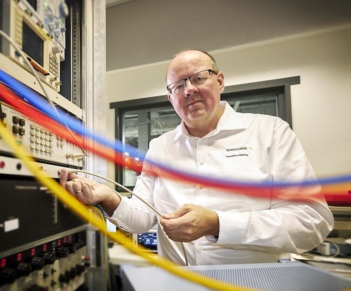 Readout Instrumentation Signpost ISO accreditation for calibration lab.