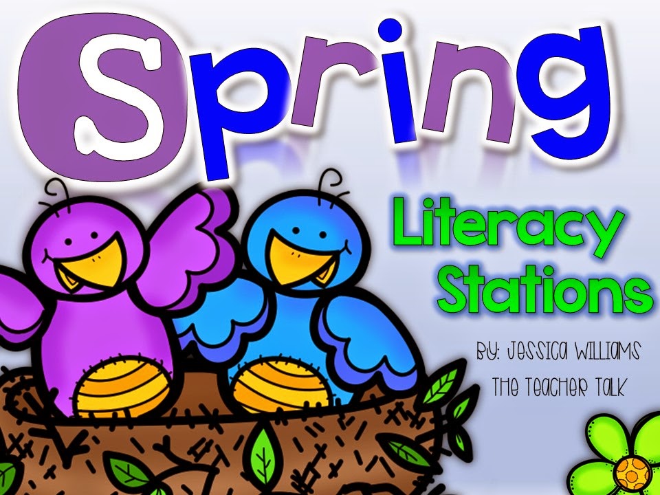 http://www.teacherspayteachers.com/Product/Spring-Literacy-Stations-10-Stations-1213856