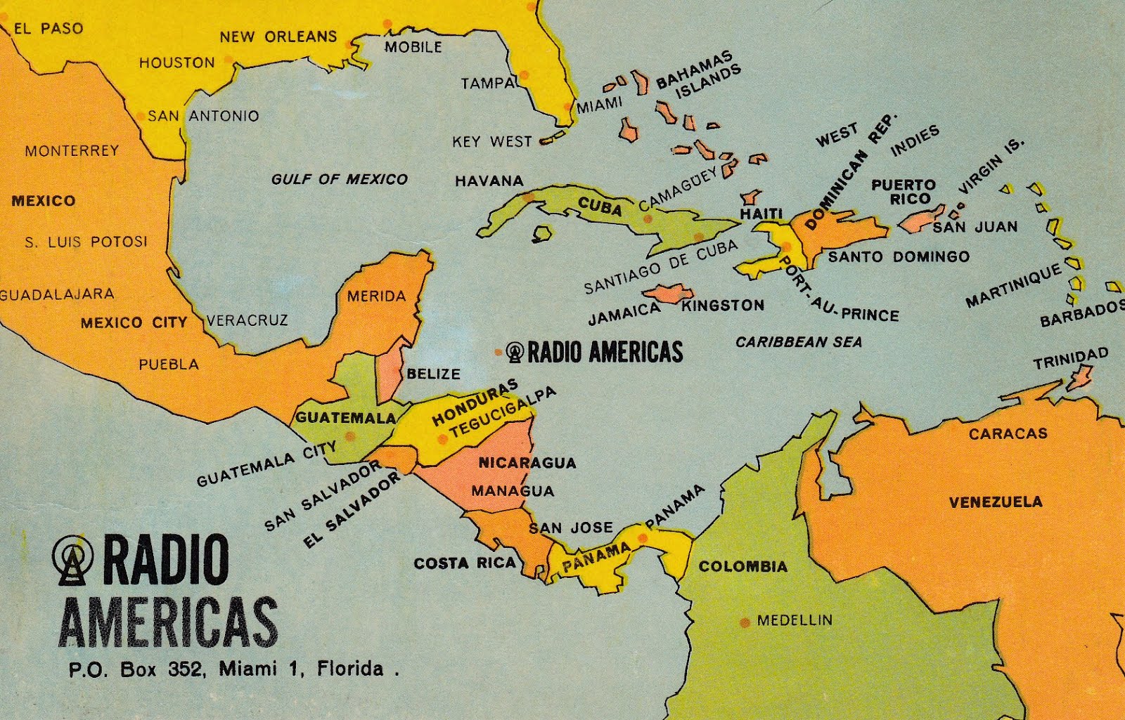 Radio Americas Swan Island 1963