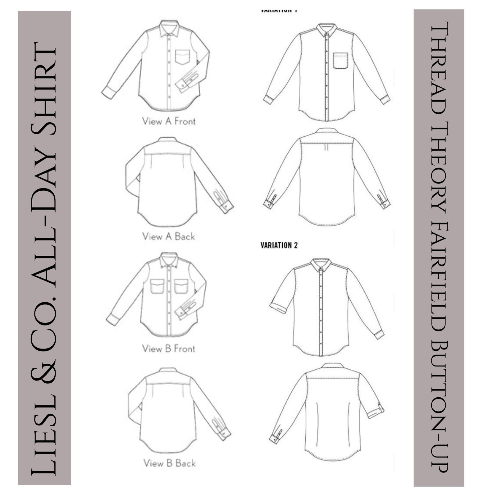 Fairfield Button-up Shirt PDF