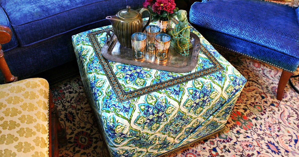 Mark Montano No Sew Boho Ottoman DIY