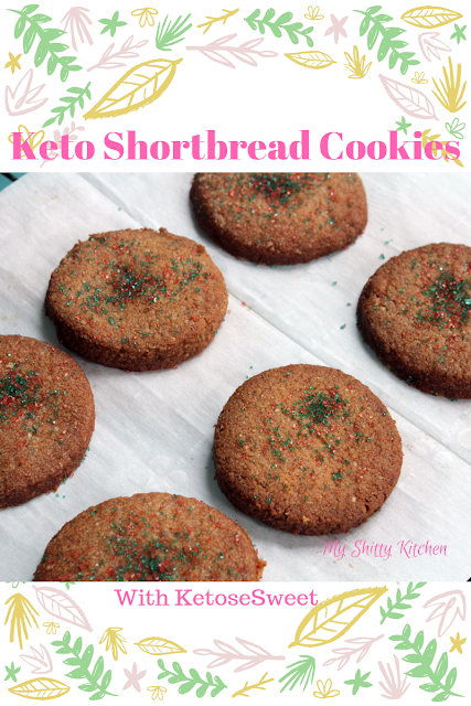 Keto and Gluten Free Toasted Coconut Shortbread Cookies