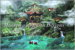 AIS-164 Tale of the Red Swans HAED artwork by Aimee Stewart " AIS-164 Tale of the Red Swans