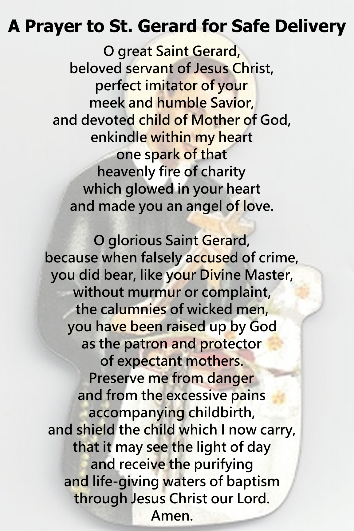 Powerful Prayer for Safe Delivery