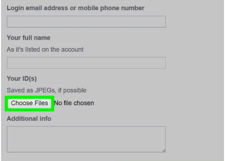 Facebook Disabled Account id request Facebook Disabled Account id request