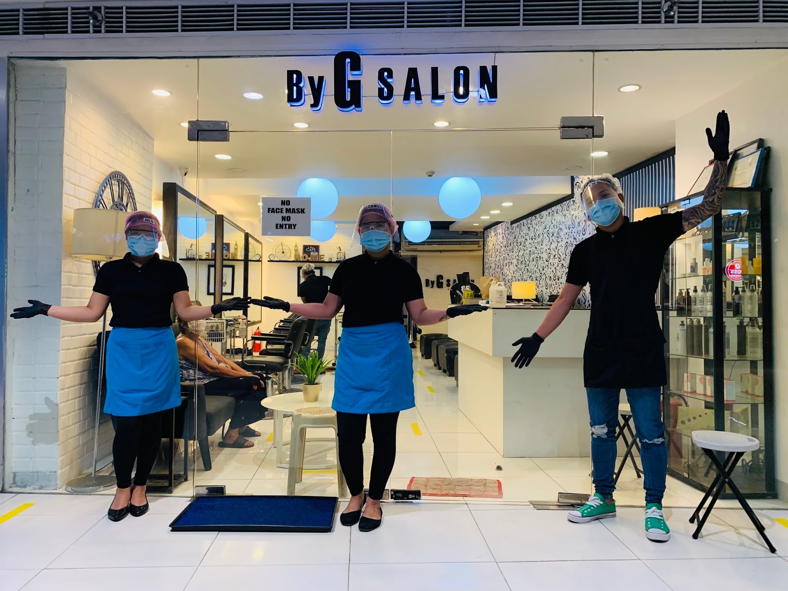 Salons and open at SM Supermalls in the East of Metro