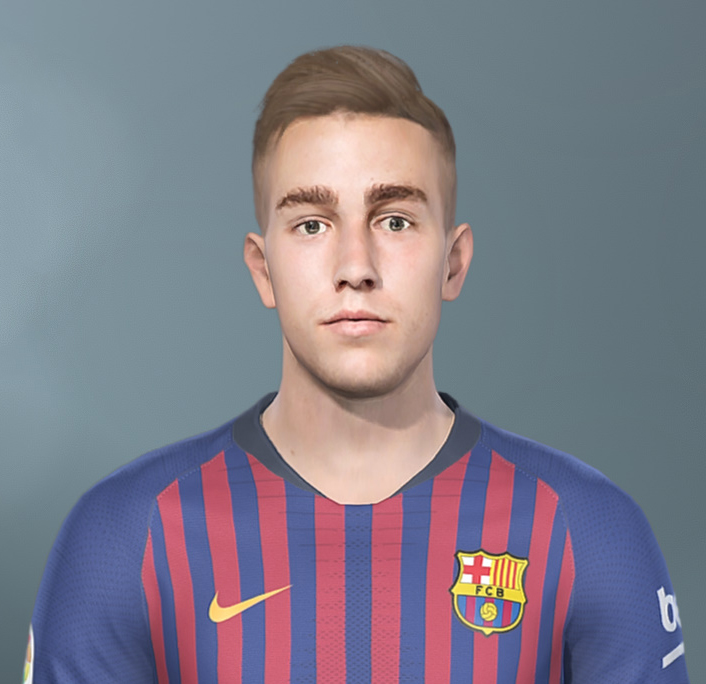 PES 2019 Faces Oriol Busquets by The White Demon