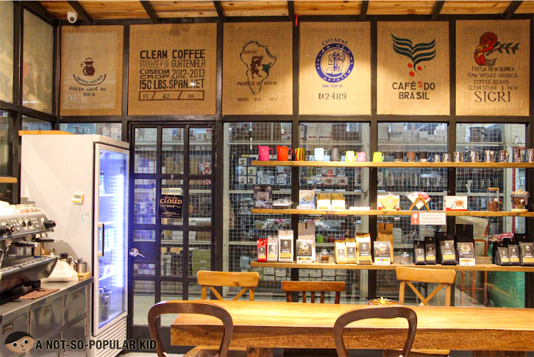 Interior of Blue Wonder Cafe in Cartimar, Pasay