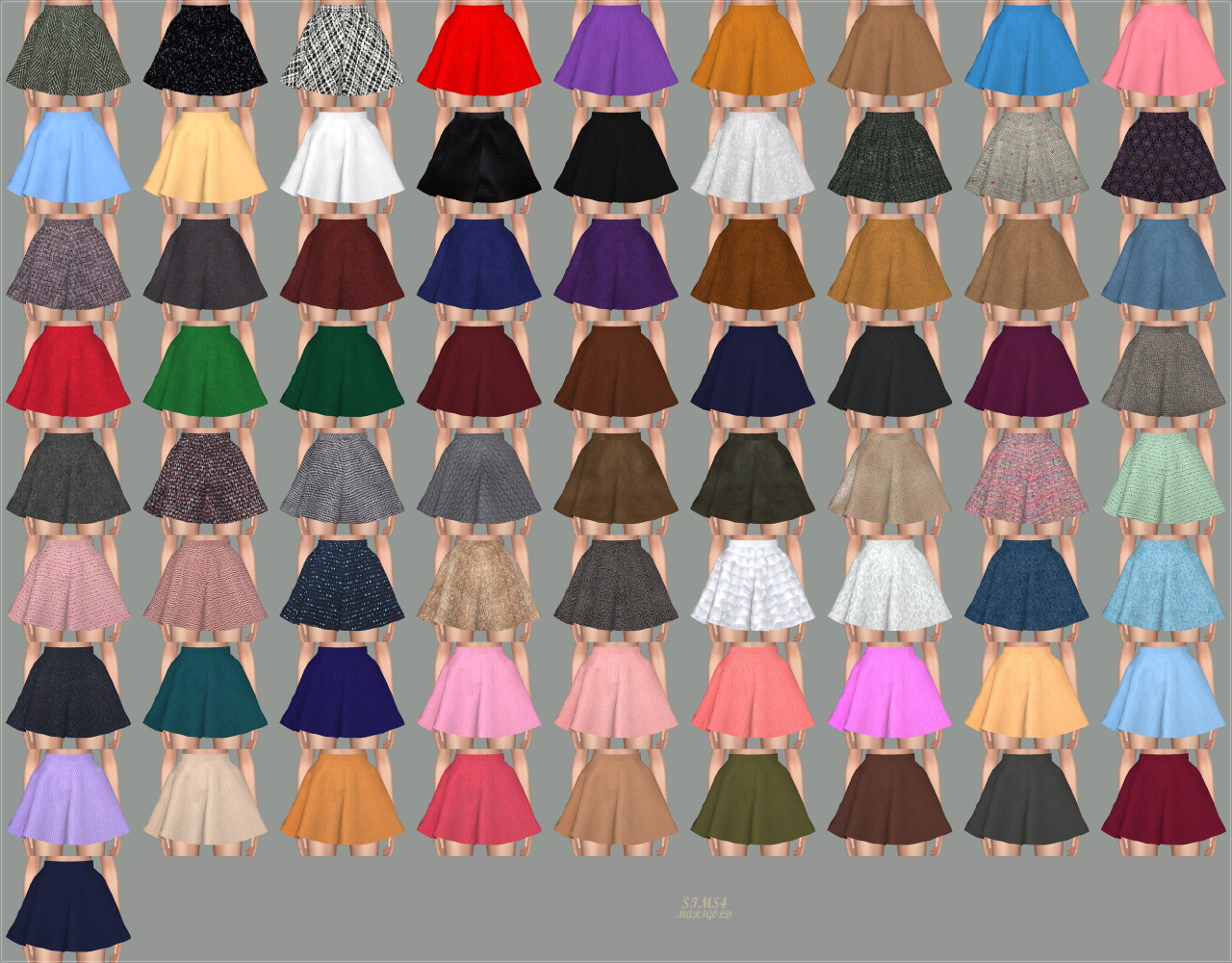 The Sims 4 Skirt CC