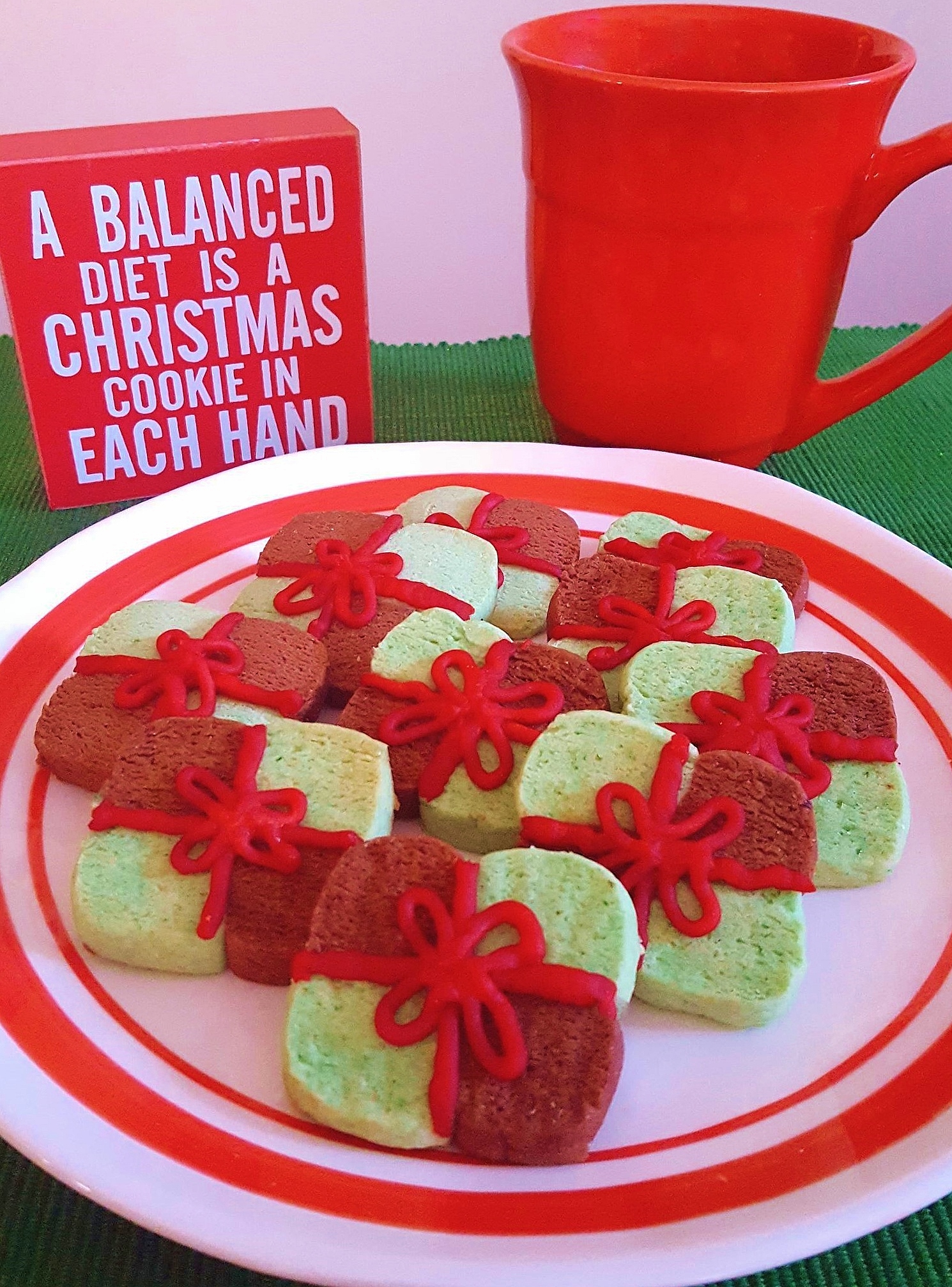 Christmas cookies Christmas Checkerboard Cookies
