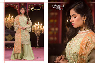 Cosmos Aayra vol 14 pakistani Suits catalog