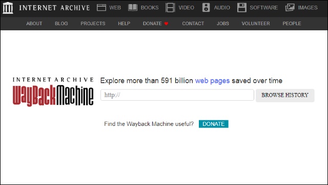 Web Archive Web Archive