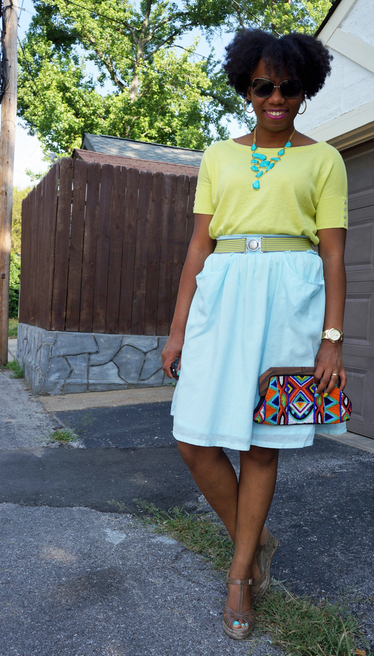 Review: Six Ways of Styling a Fresh Produce Skirt - Economy of Style