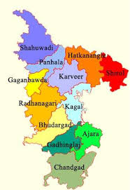Map Of Kolhapur District With Talukas Best Places To Visit In Kolhapur