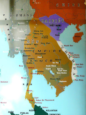 Old Khmer Map Old Khmer Map