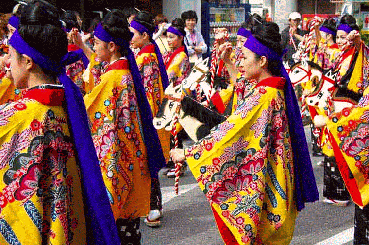 Ryukyu Life Brilliant Colors and Dancing with Horses