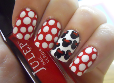 Holy Manicures: Minnie Mouse Nails.