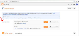 Cara Membuat Blog Gratis di Blogger | blog