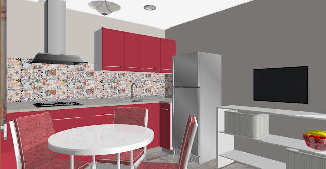 Cocina urbana en el campo.
